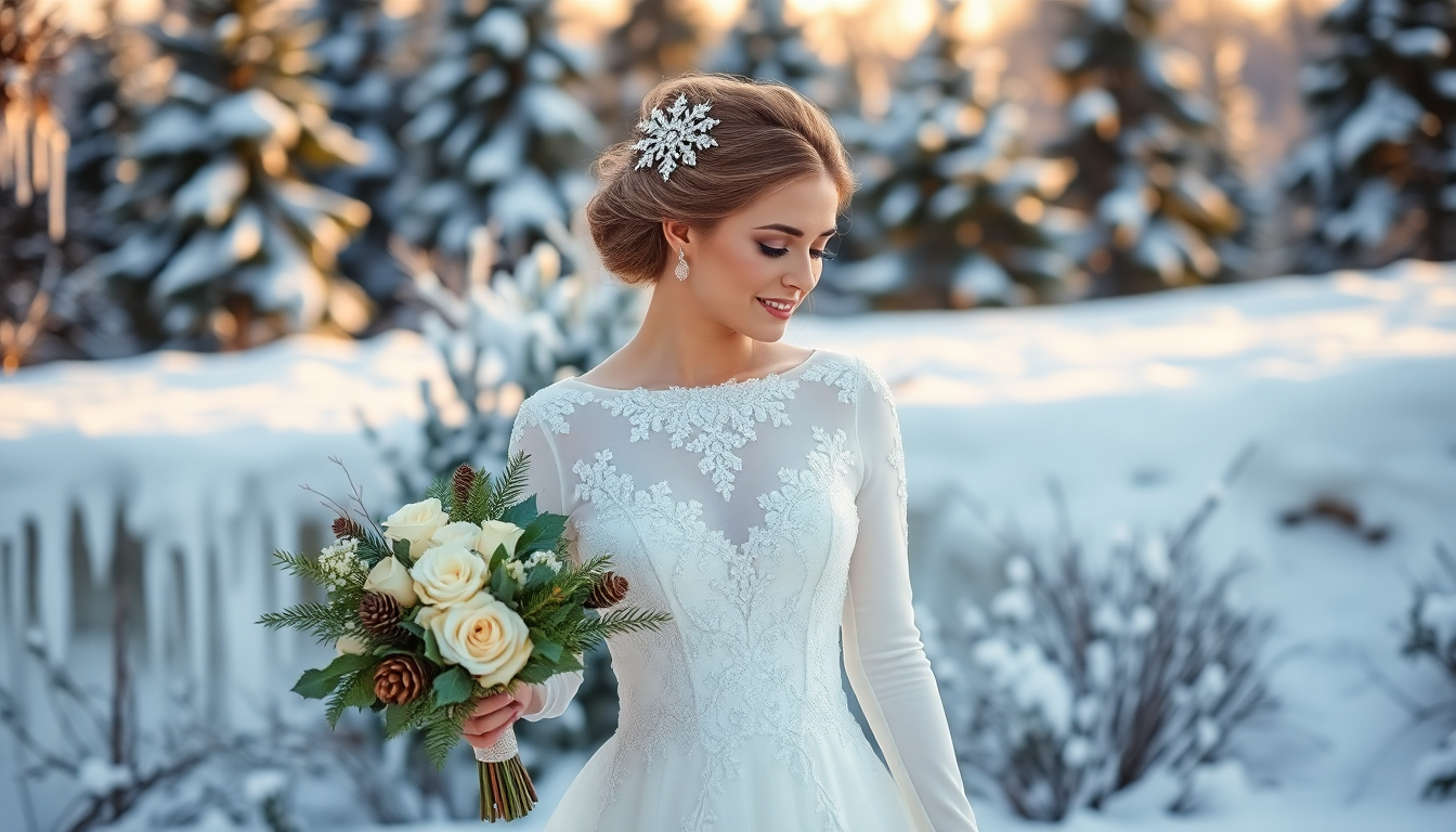 How to Style a Dress for a Winter Wedding