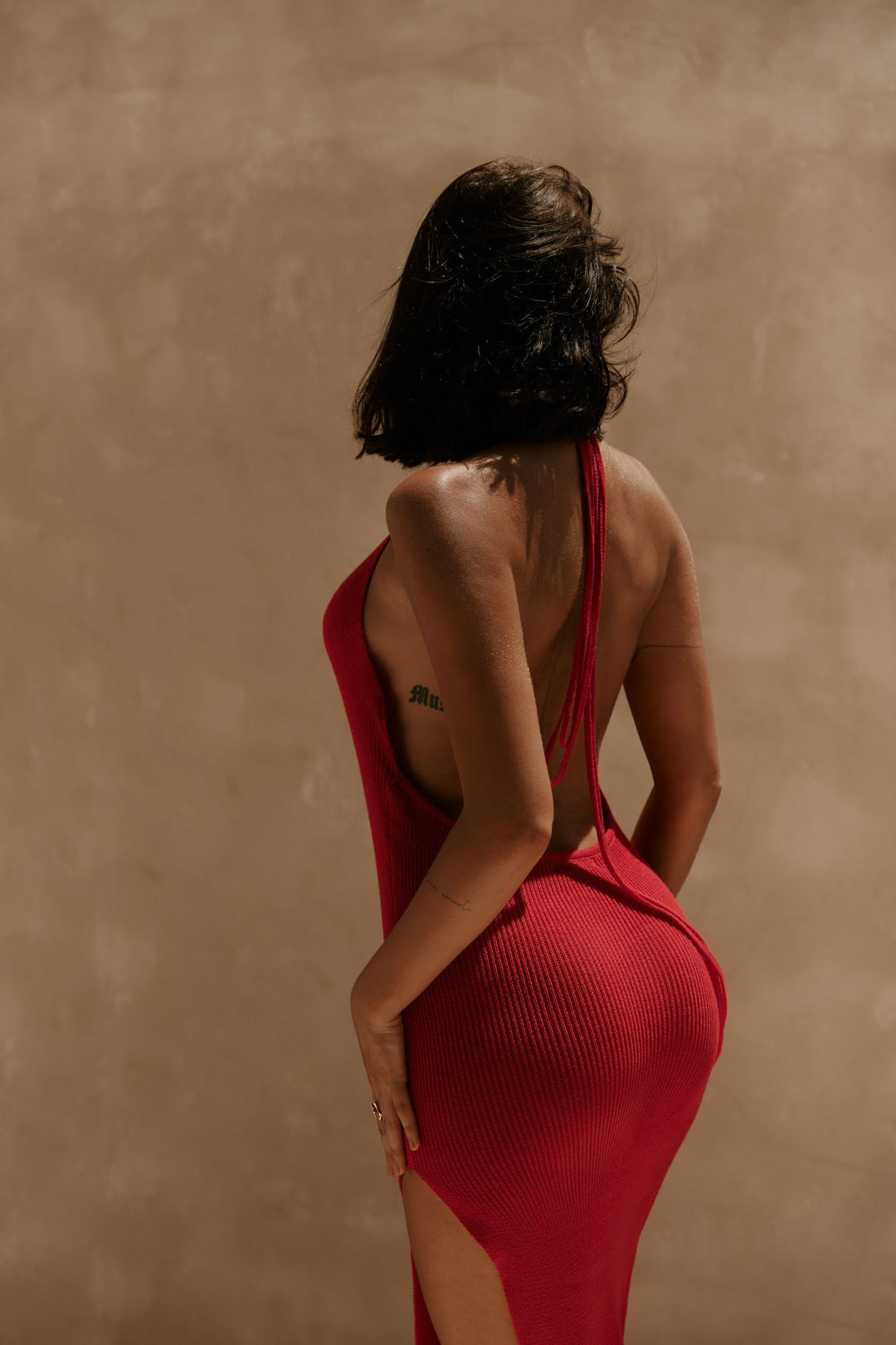 MALTA DRESS | RED - Celestia Couture
