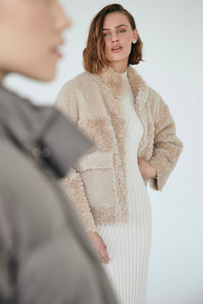 Saturn Dress 205066 | Moonbeam Melange | Kjole fra Freequent