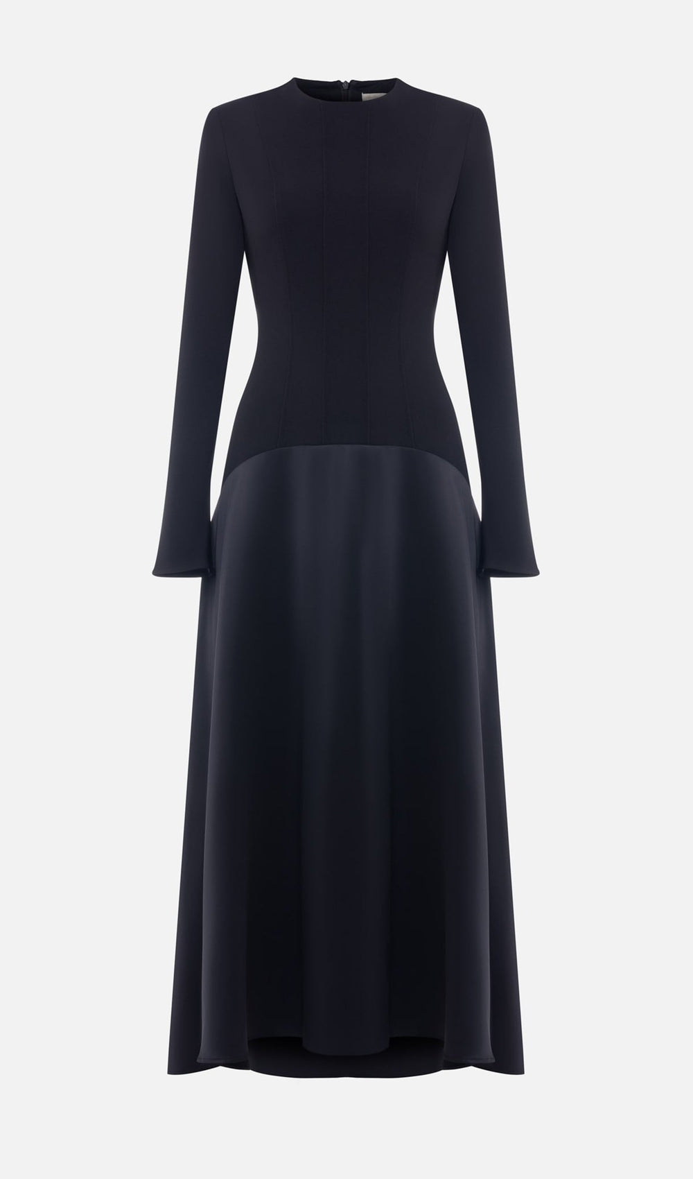 Trendy Knitted Satin Maxi Dress - Celestia Couture