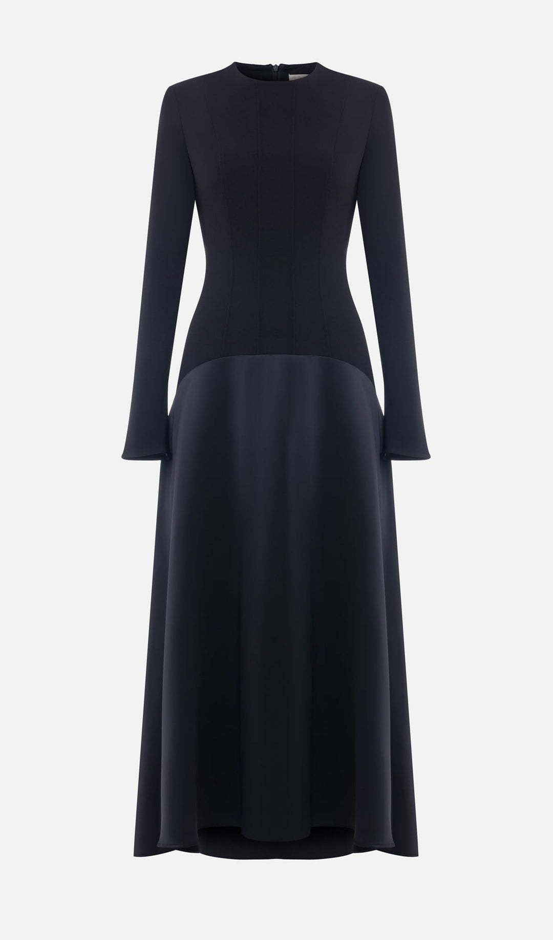 Trendy Knitted Satin Maxi Dress - Celestia Couture