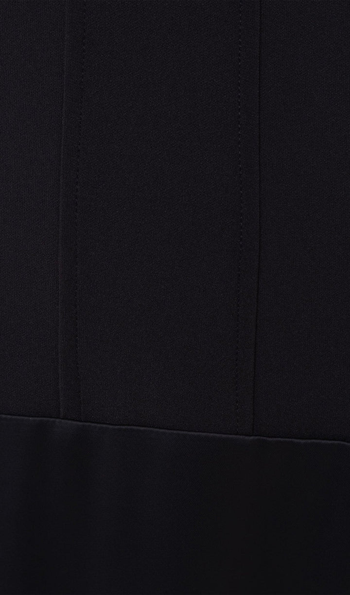 Trendy Knitted Satin Maxi Dress - Celestia Couture