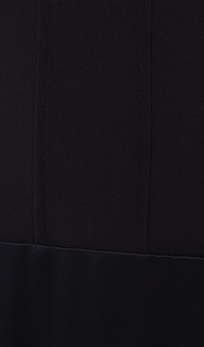 Trendy Knitted Satin Maxi Dress