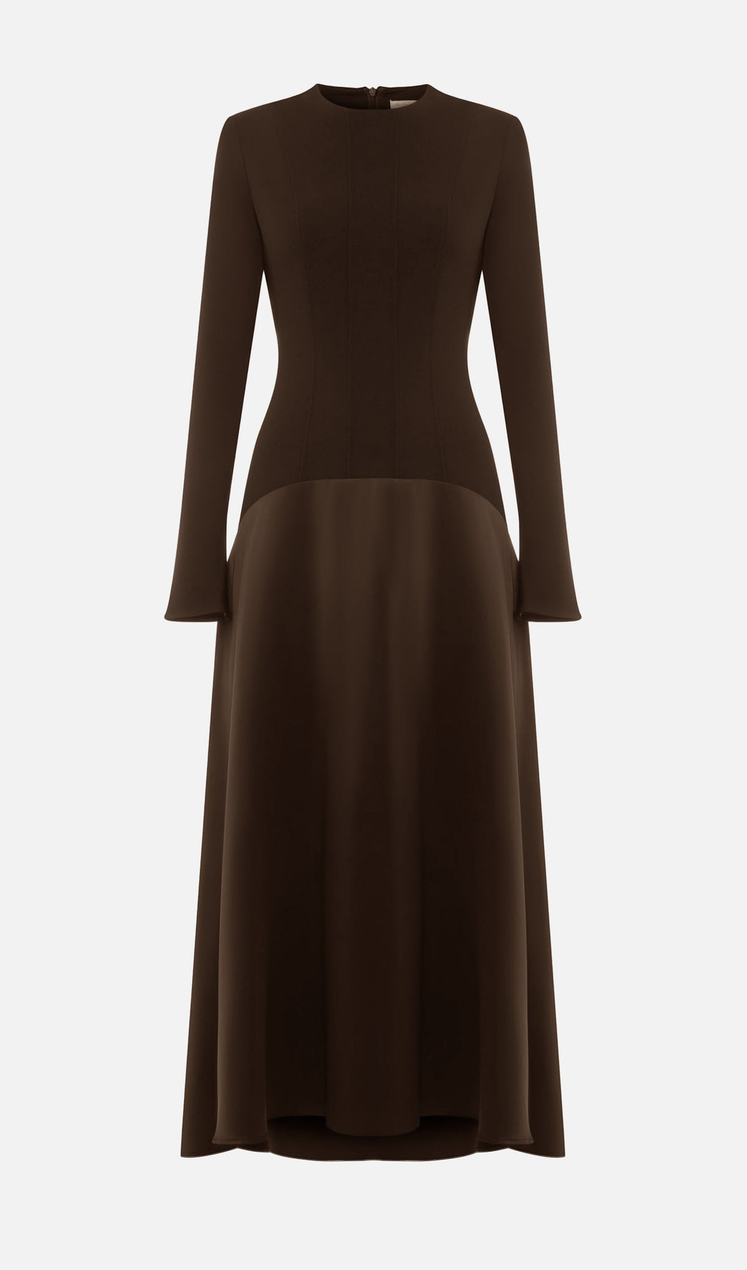 Trendy Knitted Satin Maxi Dress - Celestia Couture