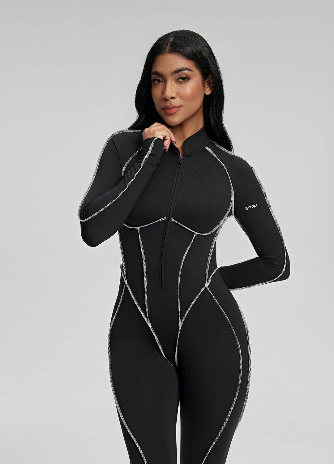 Contour Stitch Catsuit - Celestial Couture
