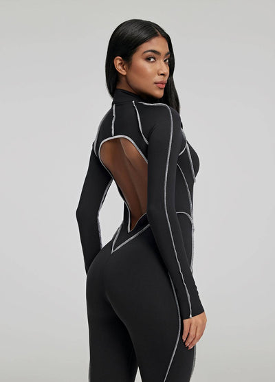 Contour Stitch Catsuit - Celestial Couture