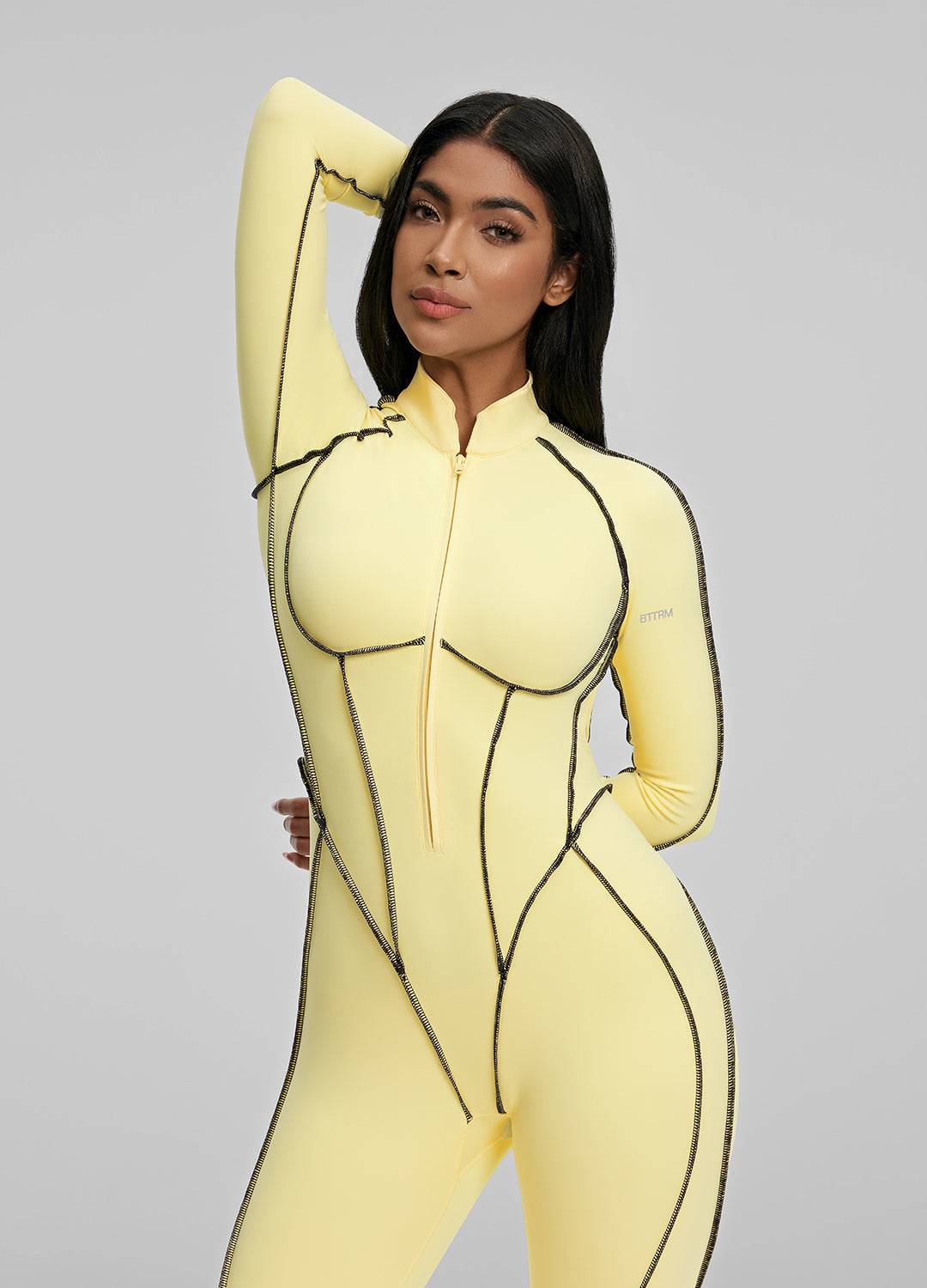 Contour Stitch Catsuit - Celestial Couture