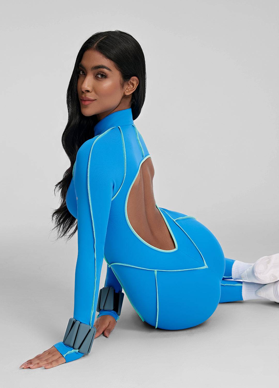 Contour Stitch Catsuit - Celestial Couture