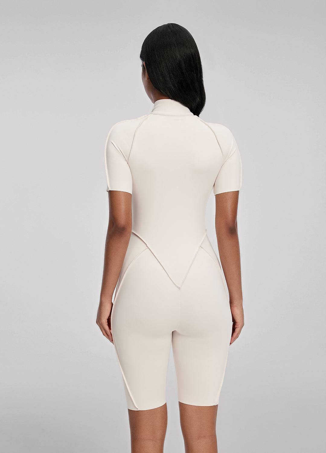 Closed-Back Shorts Catsuit - Celestial Couture