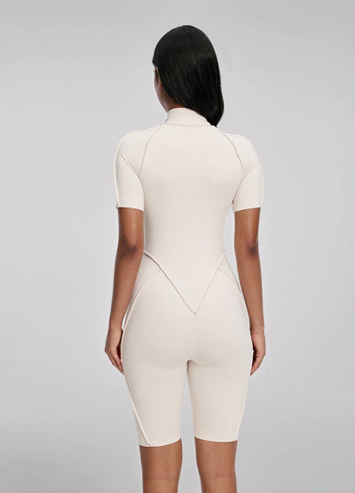 Closed-Back Shorts Catsuit - Celestial Couture