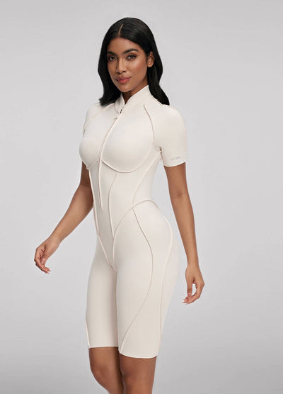 Closed-Back Shorts Catsuit - Celestial Couture