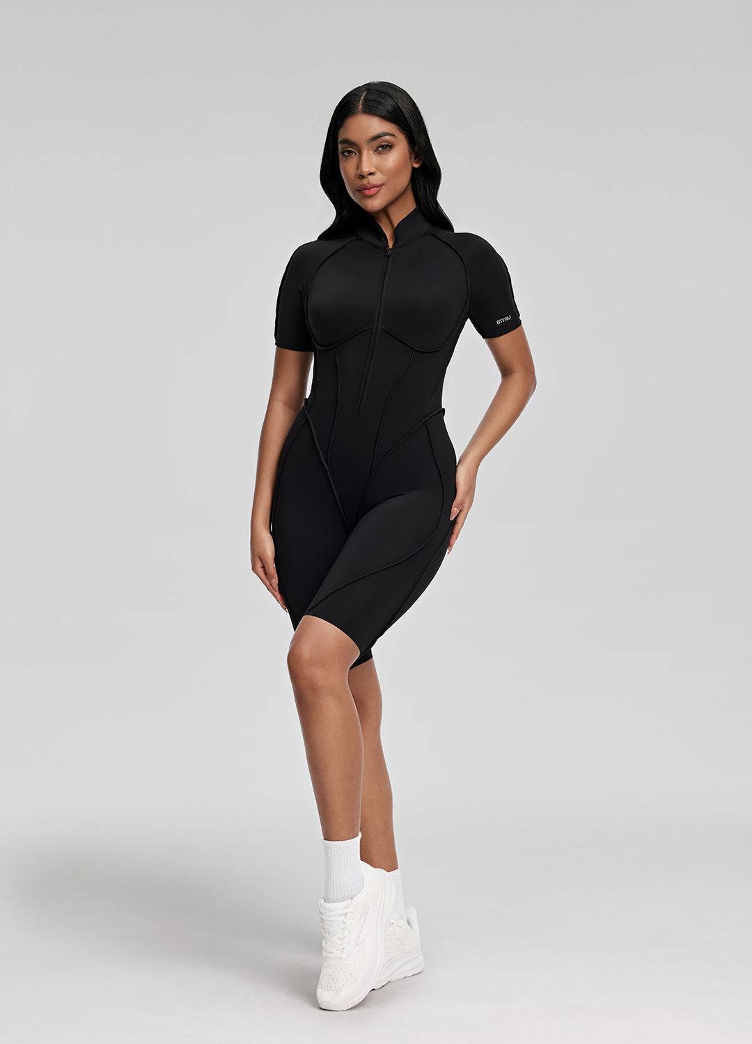 Closed-Back Shorts Catsuit - Celestial Couture