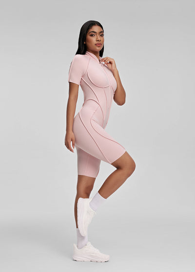 Sleek Shorts Catsuit - Celestial Couture