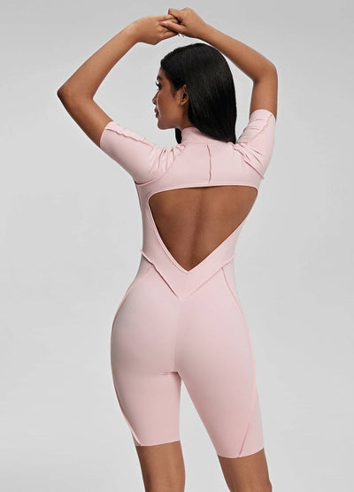 Sleek Shorts Catsuit - Celestial Couture
