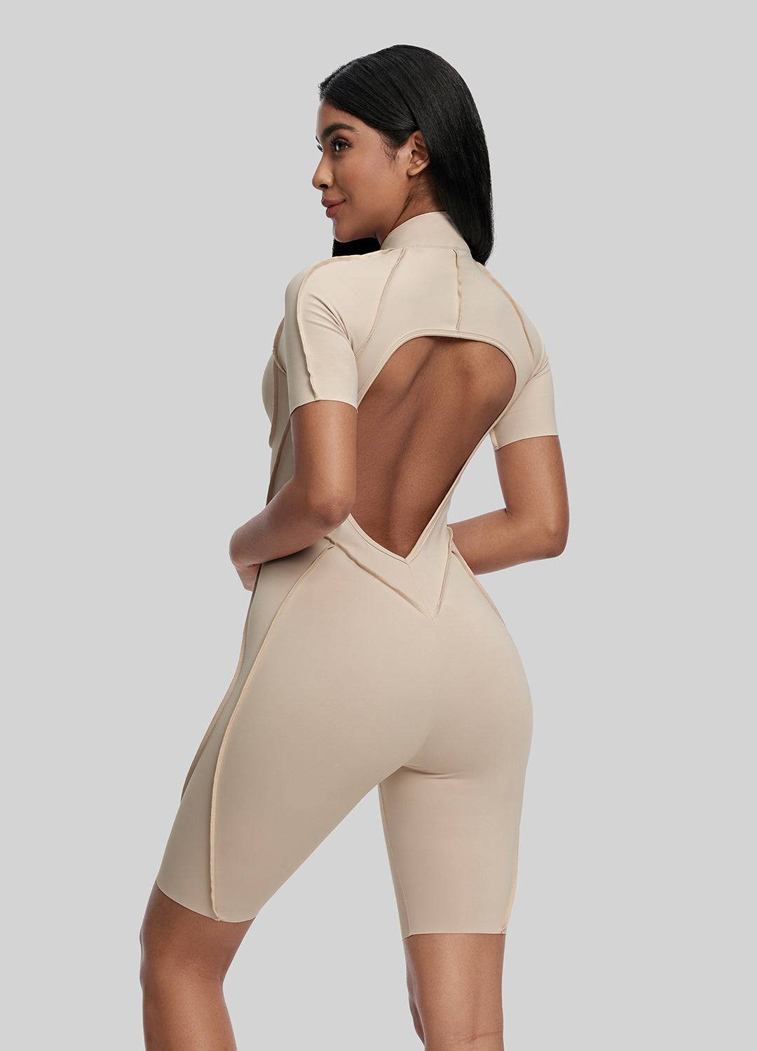 Sleek Shorts Catsuit - Celestial Couture