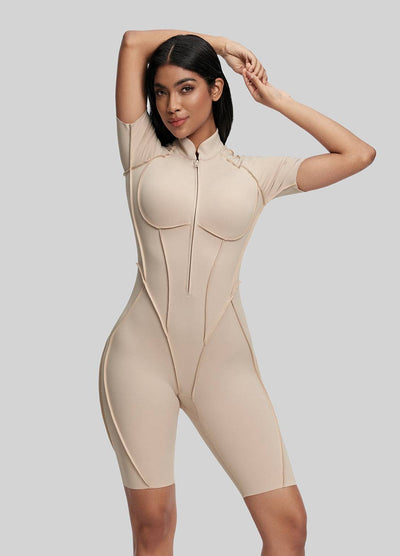 Sleek Shorts Catsuit - Celestial Couture