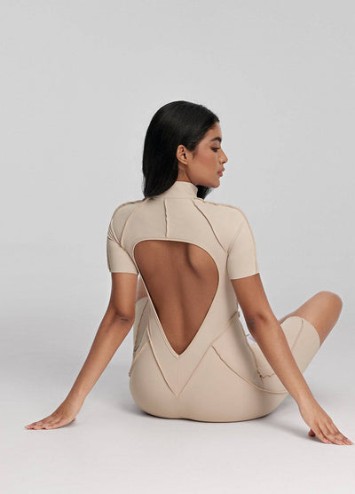 Sleek Shorts Catsuit - Celestial Couture