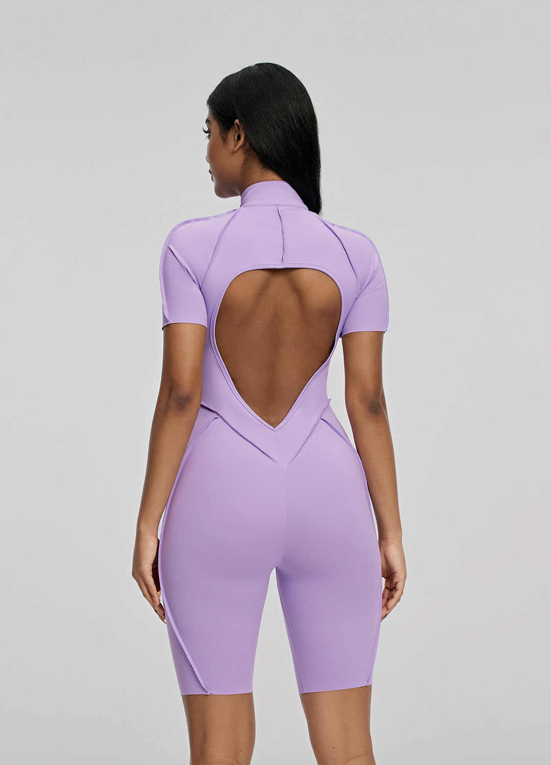 Sleek Shorts Catsuit - Celestial Couture