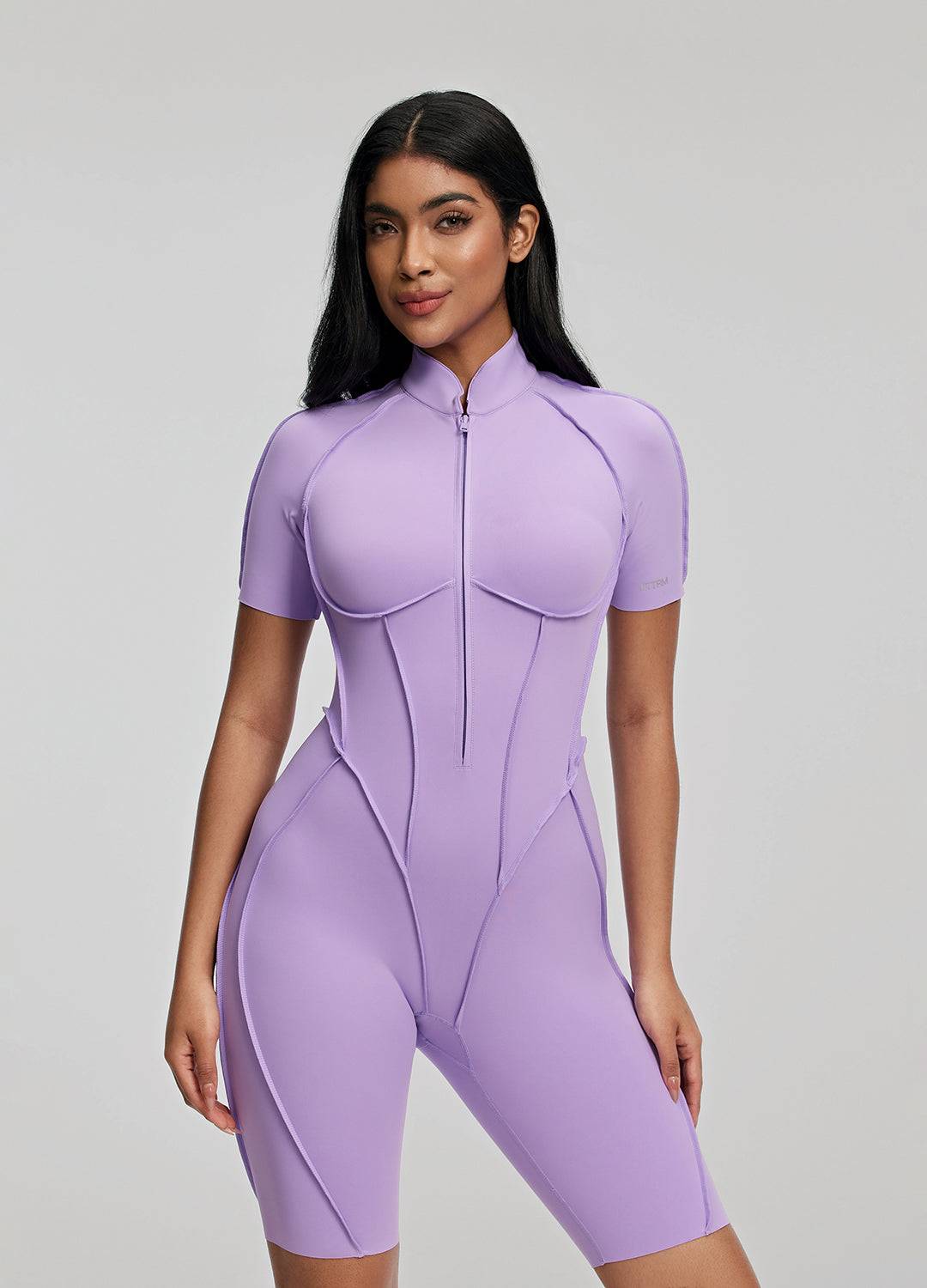 Sleek Shorts Catsuit - Celestial Couture