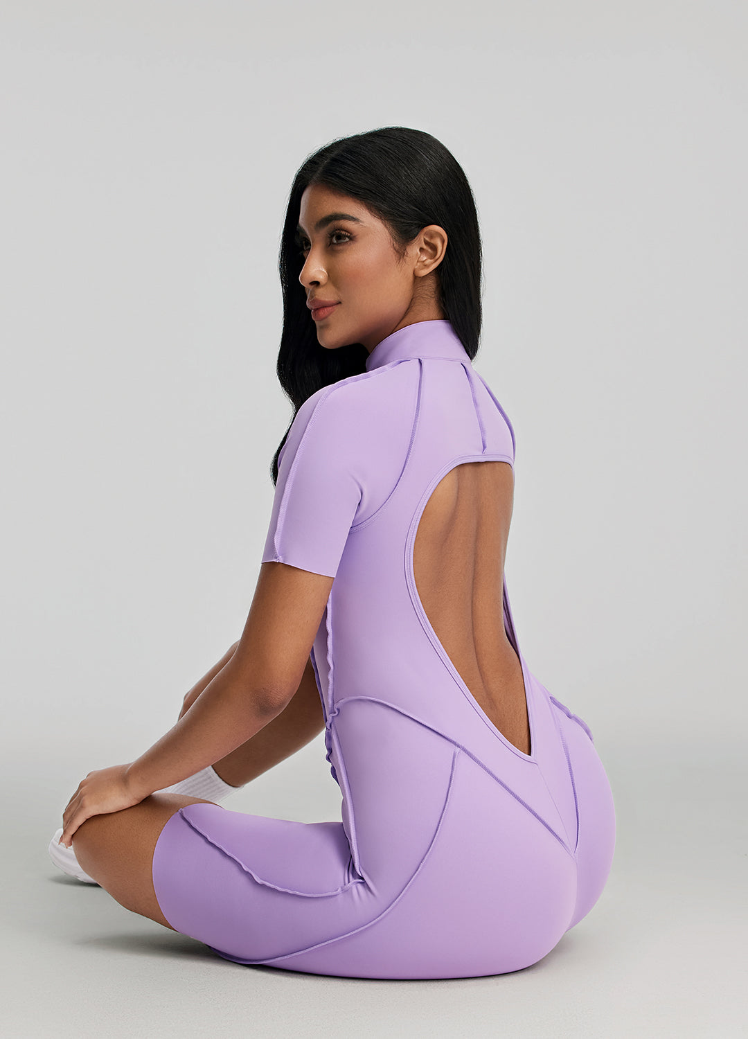 Sleek Shorts Catsuit - Celestial Couture