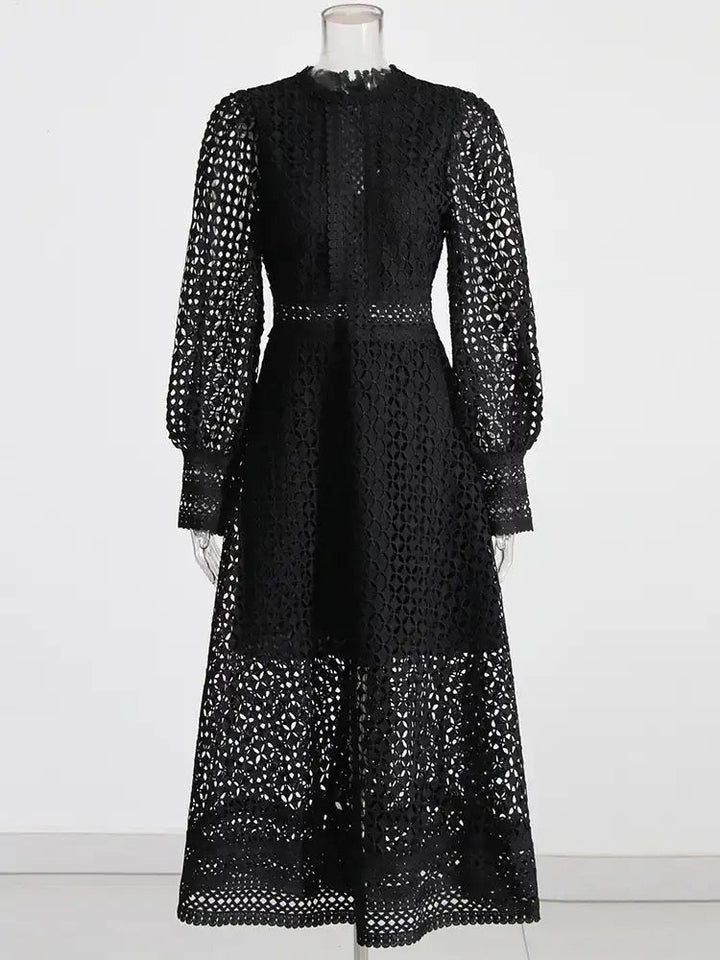 Kloé Patchwork Lace Dress