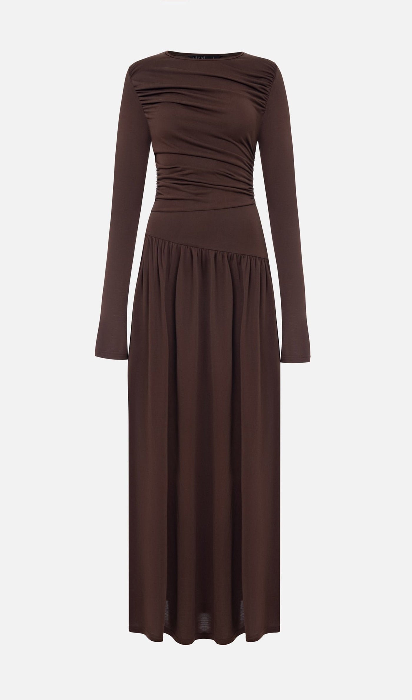 Ruffle Knitted Maxi Dress