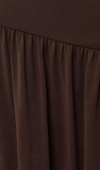 Ruffle Knitted Maxi Dress