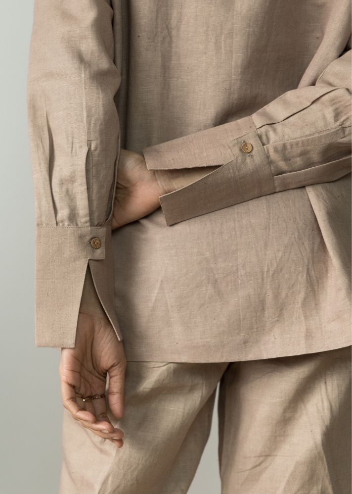 Cinched Waist Shirt - Celestia Couture