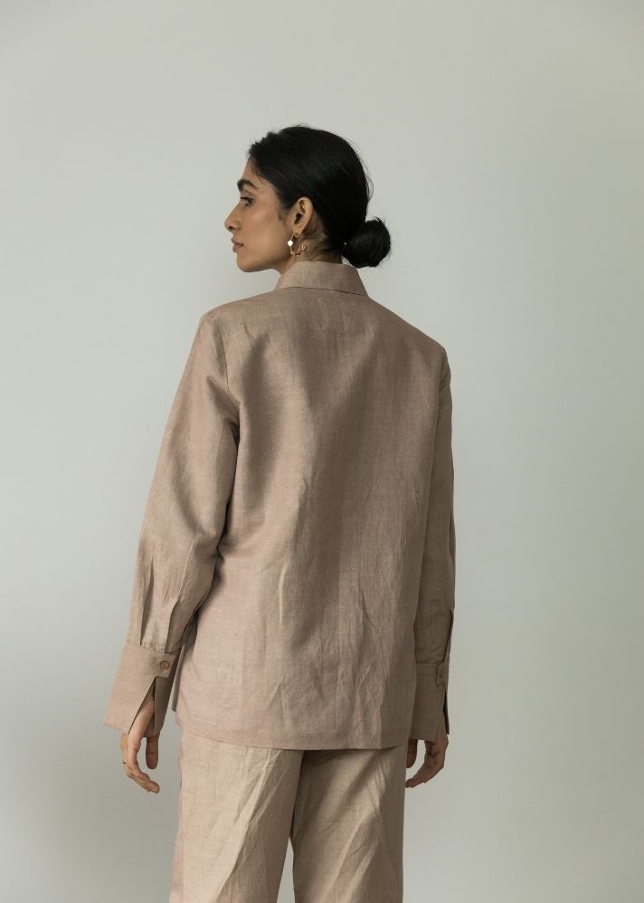Cinched Waist Shirt - Celestia Couture