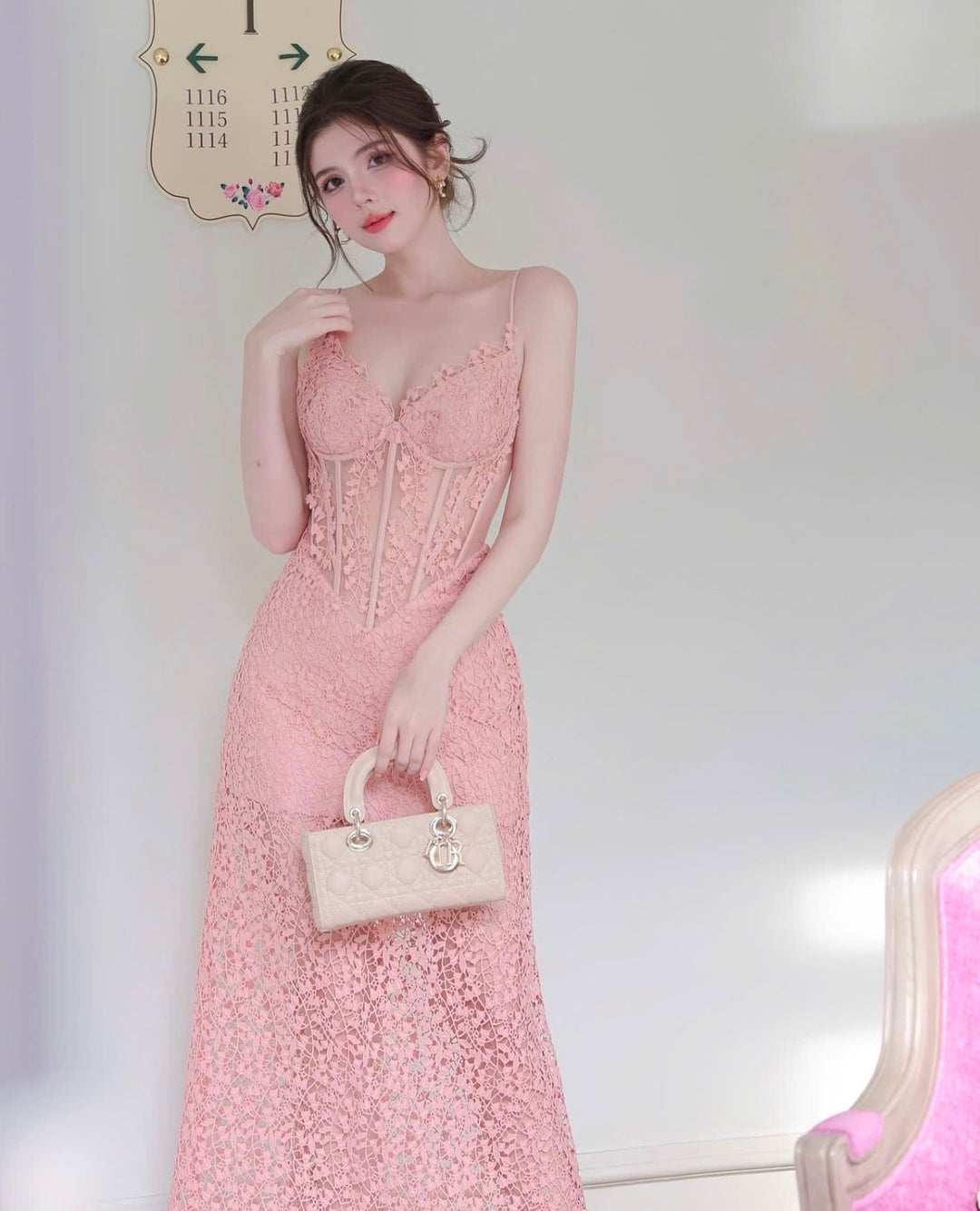 Catherine Lace Dress - Celestia Couture