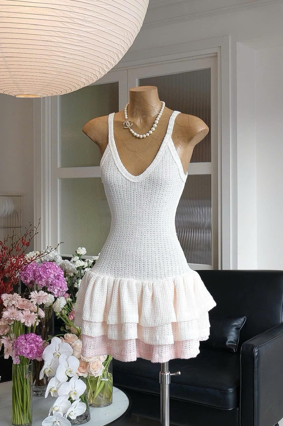 Kristiana Knit Dress - Celestia Couture