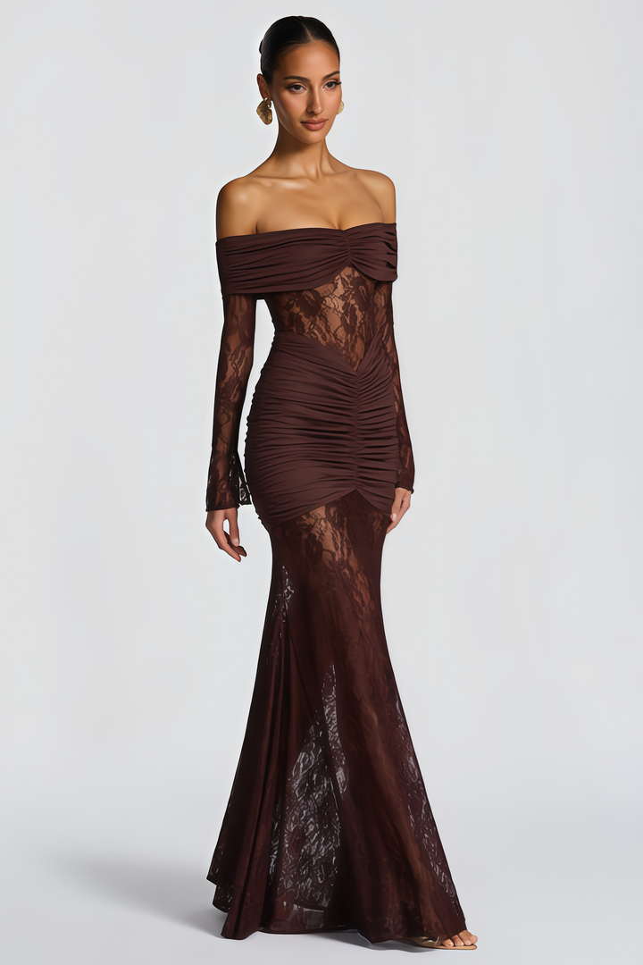Sauline Maxi Dress - Celestia Couture