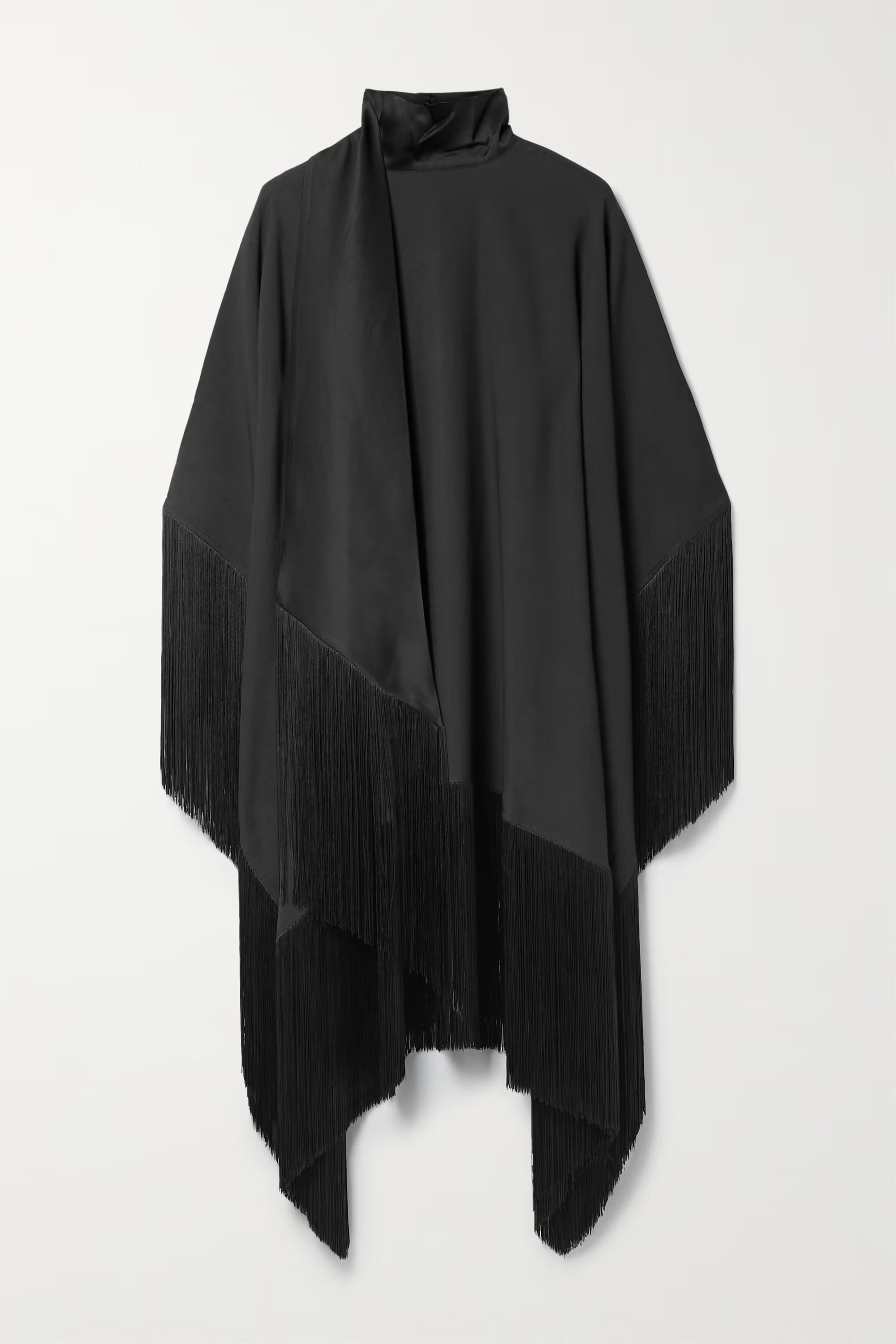 Celestia Women's Black Fluid Crepe  Kaftan
