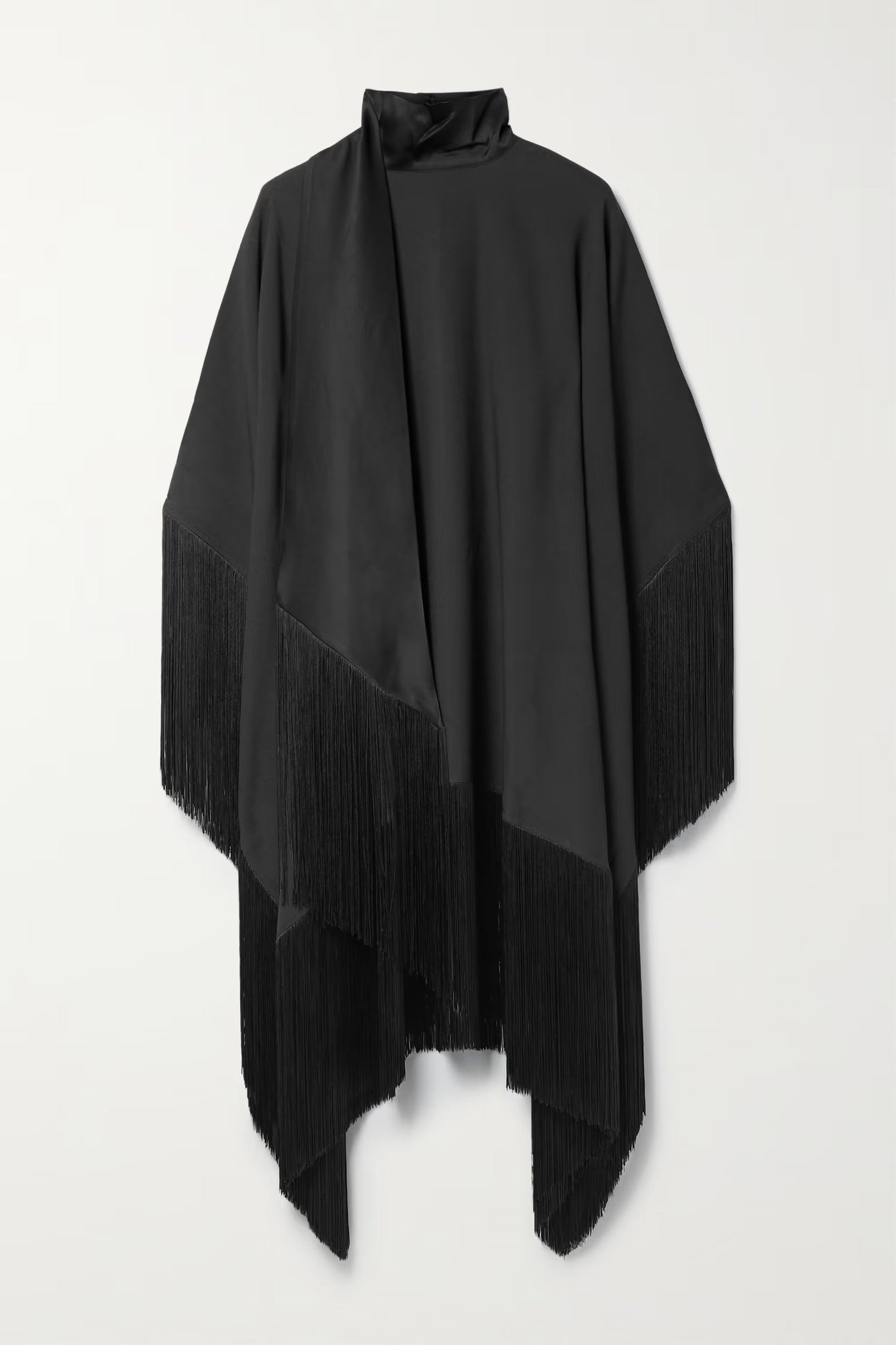 Celestia Women's Black Fluid Crepe  Kaftan