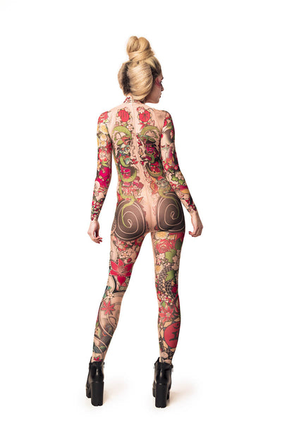 YAKUZA STYLE Tattoo Catsuit for Women