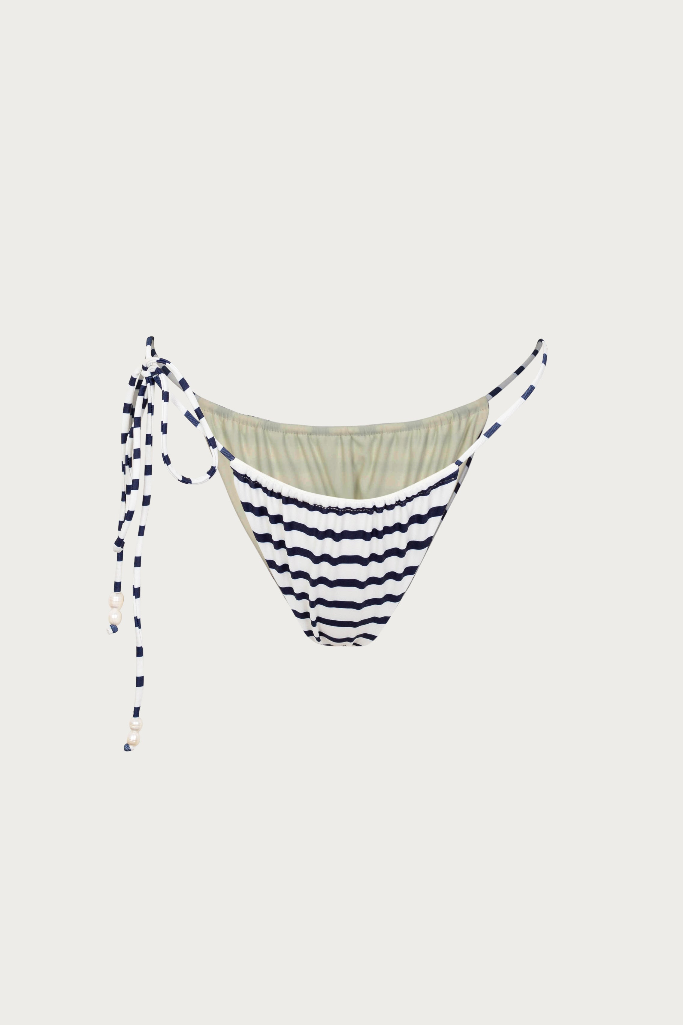 Beaded String Bottom (Nautical Stripe) - Celestial Couture