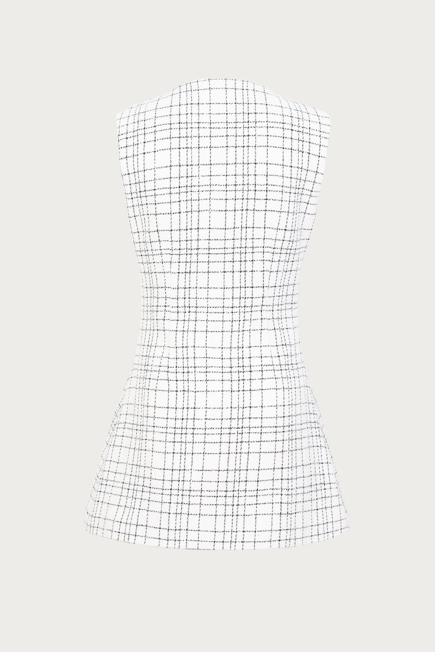 Grace Dress (White Tweed) - Celestial Couture