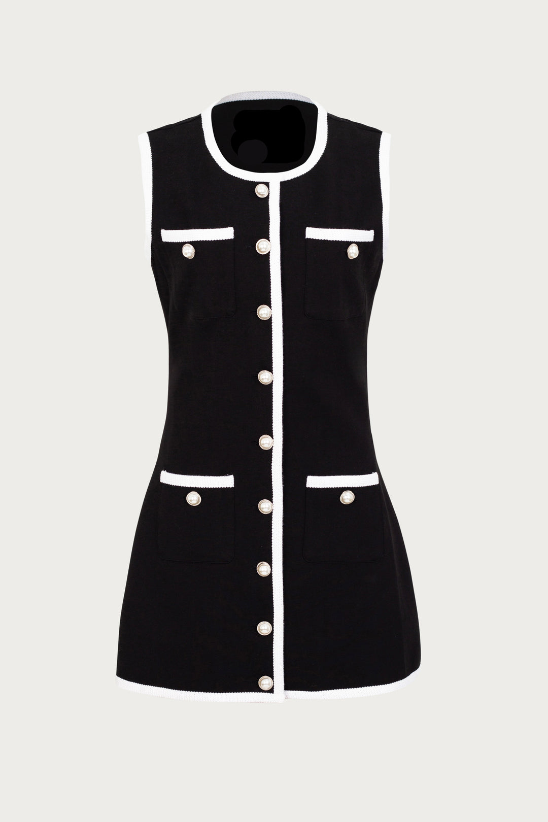 Grace Dress (Black Stretch Knit) - Celestial Couture