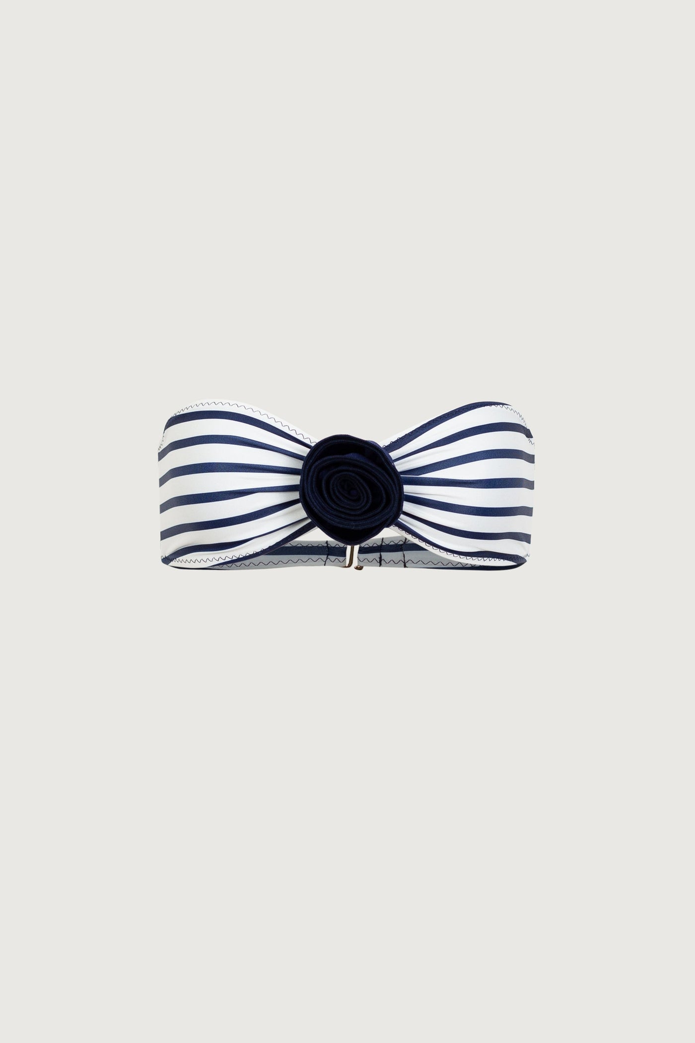 Rosette Bandeau Top (Nautical Stripe/Navy) - Celestial Couture