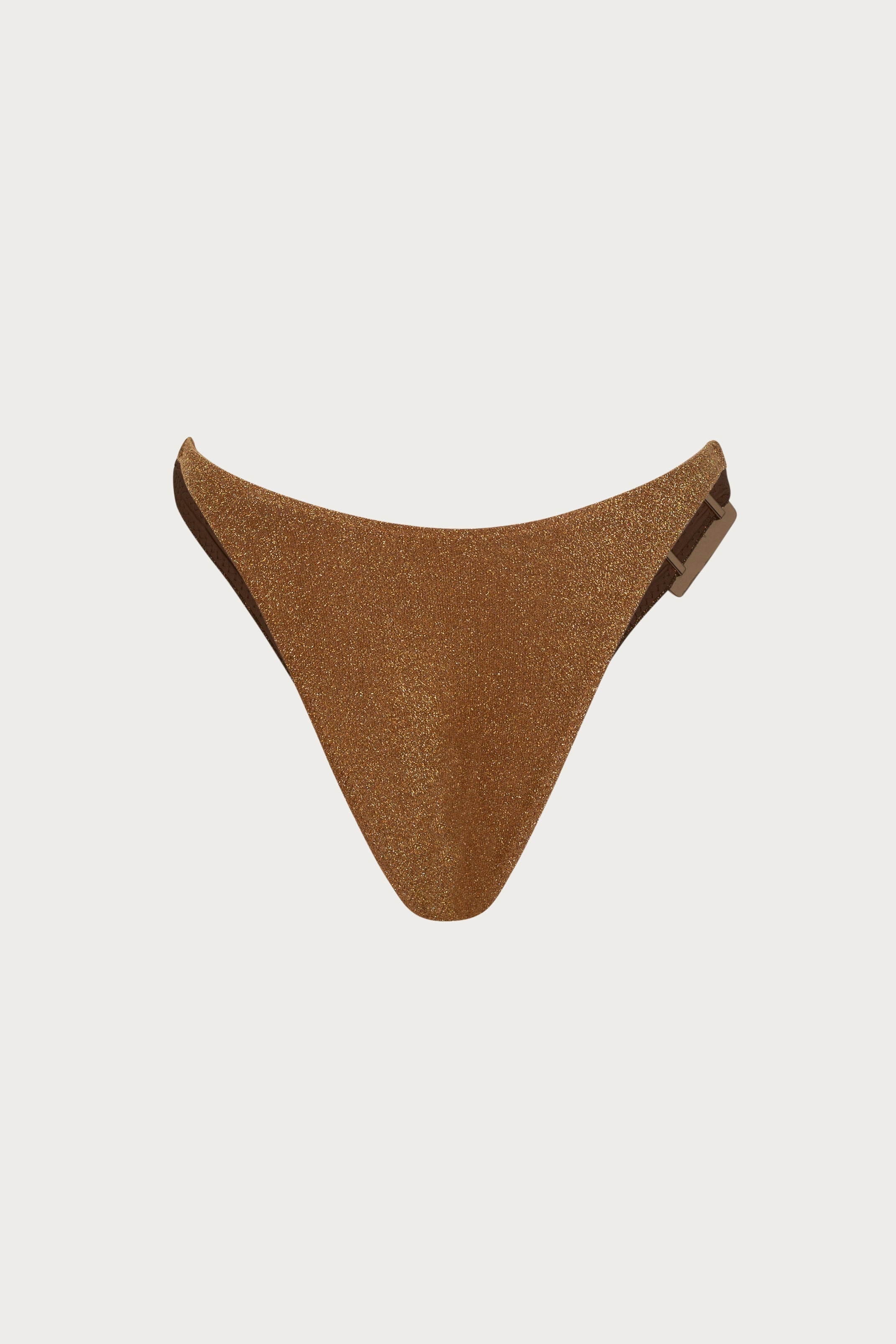 Hammer 90s Bottom (Mocha Shimmer Lurex) - Celestial Couture