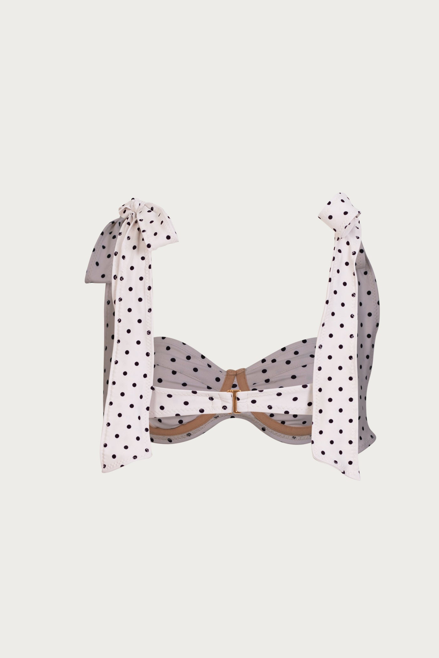 The Lady Bra (Cream Black Polka Dot) - Celestial Couture