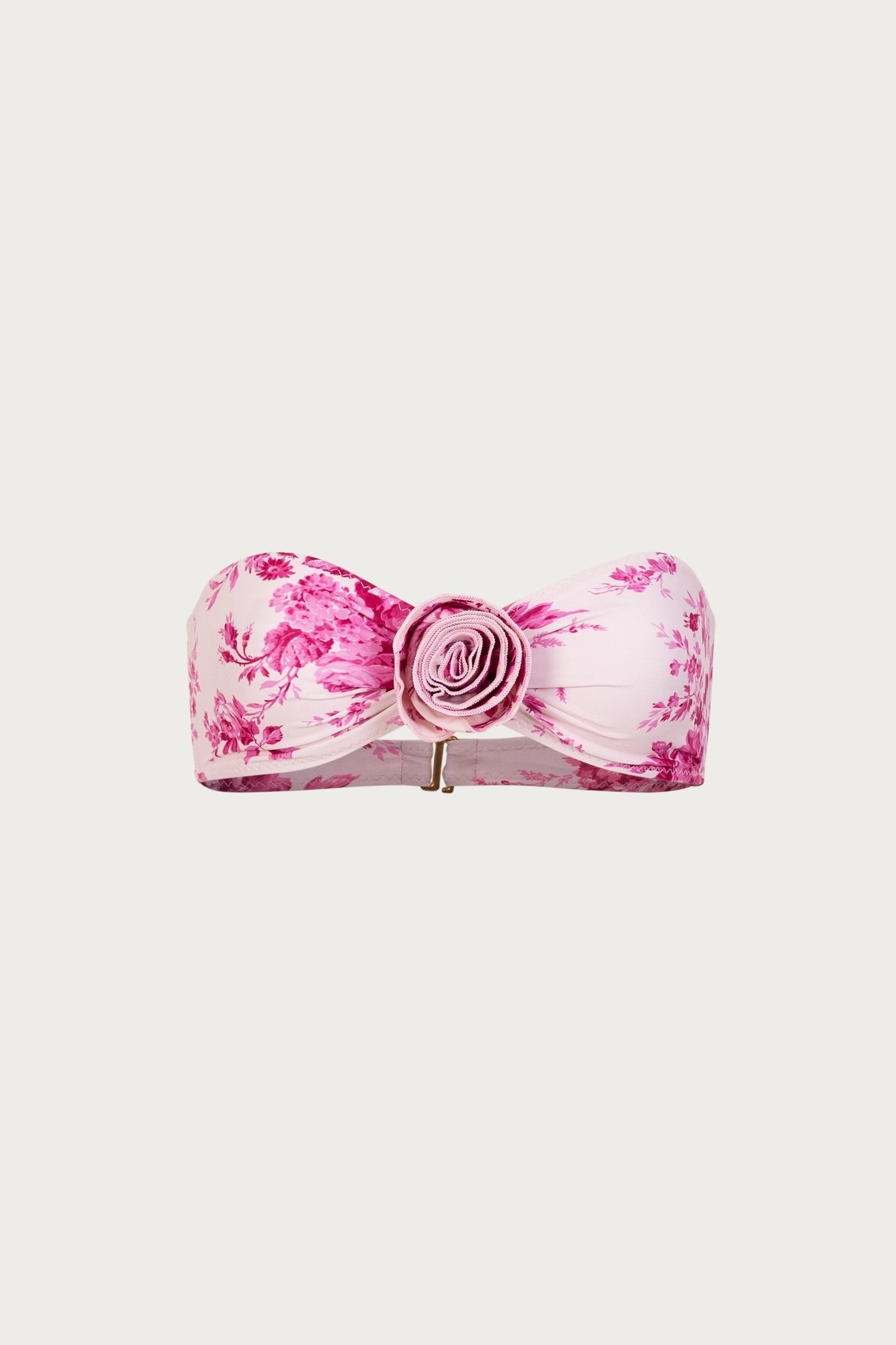 Rosette Bandeau Top (French Floral) - Celestial Couture