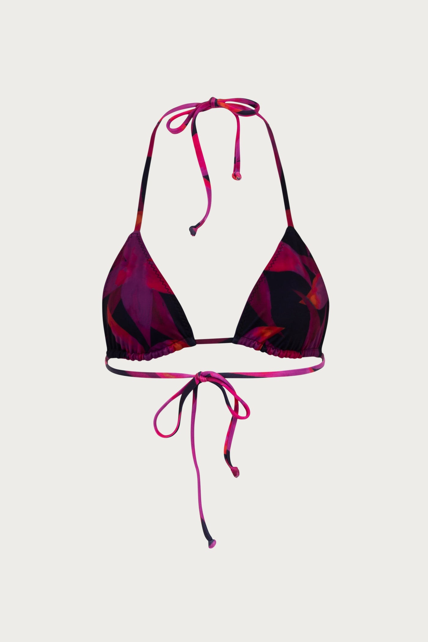 Triangle Top (Purple Tropical) - Celestial Couture