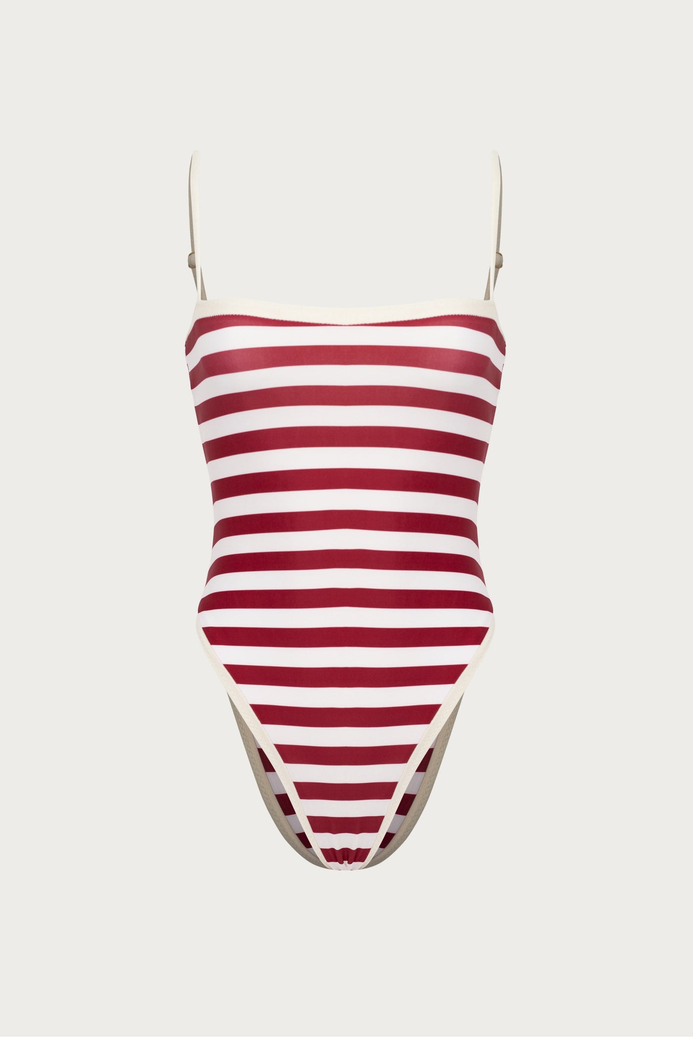 Colorblock One Piece (Burgundy Stripe) - Celestial Couture