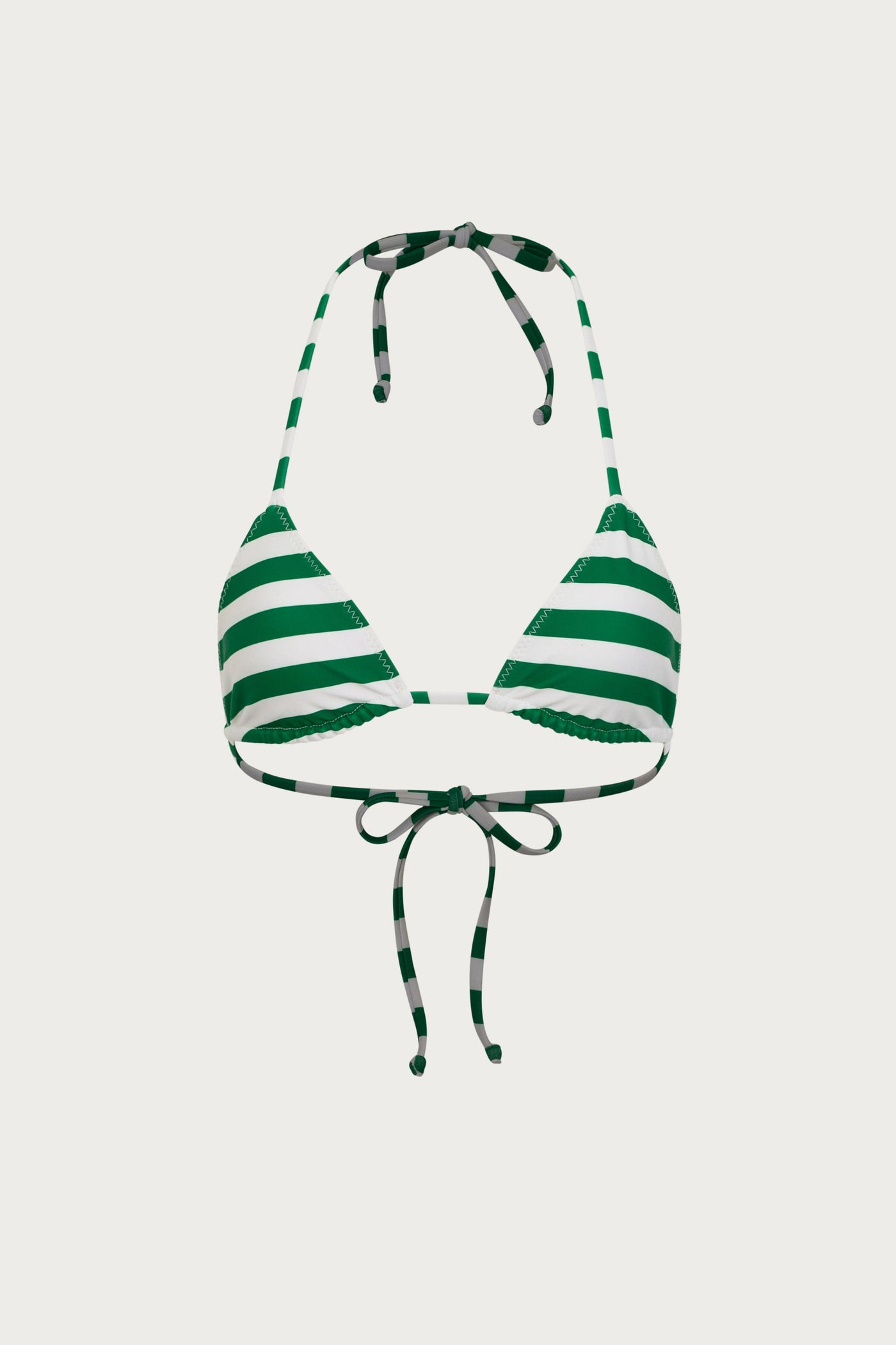 Triangle Top (Green Stripe) - Celestial Couture