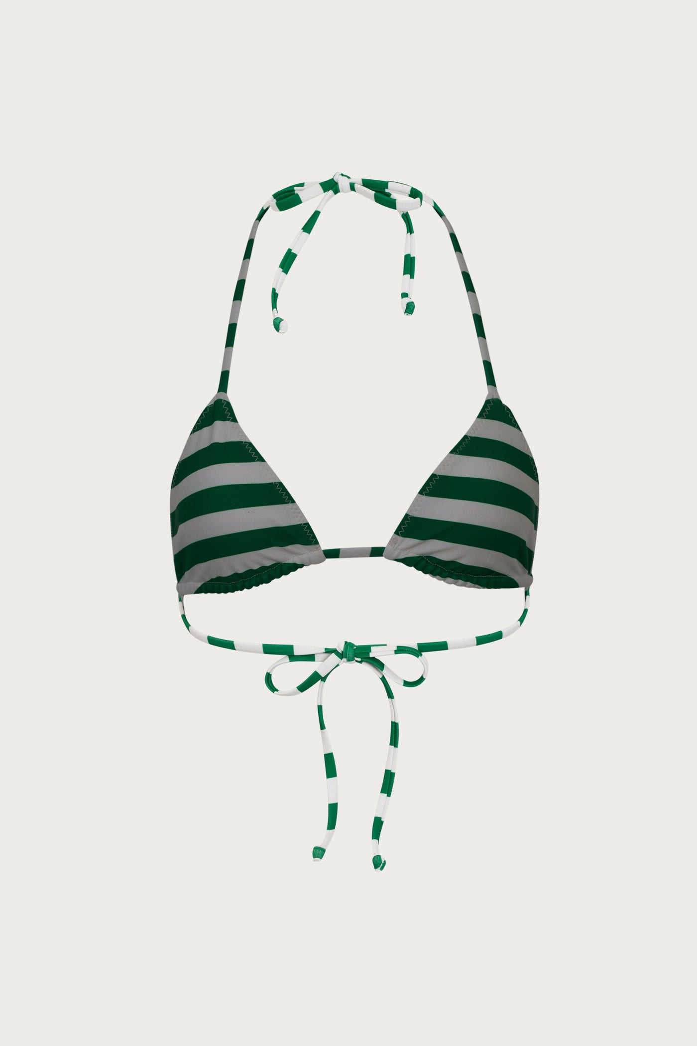 Triangle Top (Green Stripe) - Celestial Couture