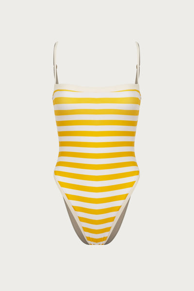 Colorblock One Piece (Yellow Stripe) - Celestial Couture