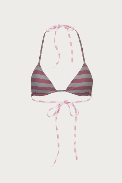 Triangle Top (Pink Stripe) - Celestial Couture