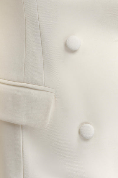 Beatrice Blazer Mini Dress - Ivory