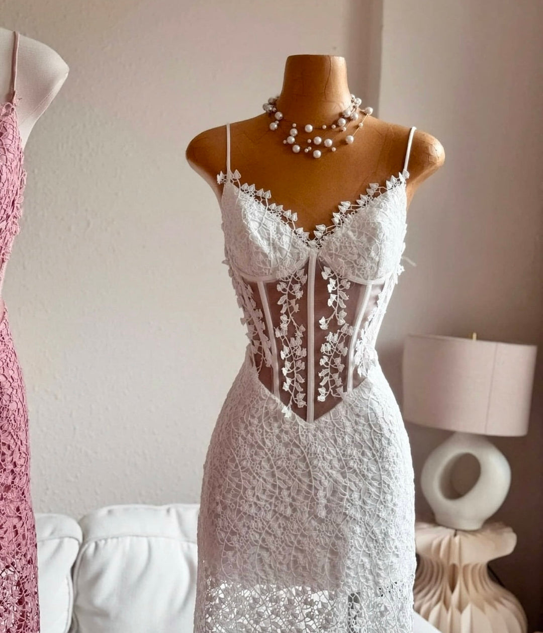 Catherine Lace Dress - Celestia Couture